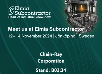 Experience Innovation with Chain-Ray at Elmia Subcontractor 2024